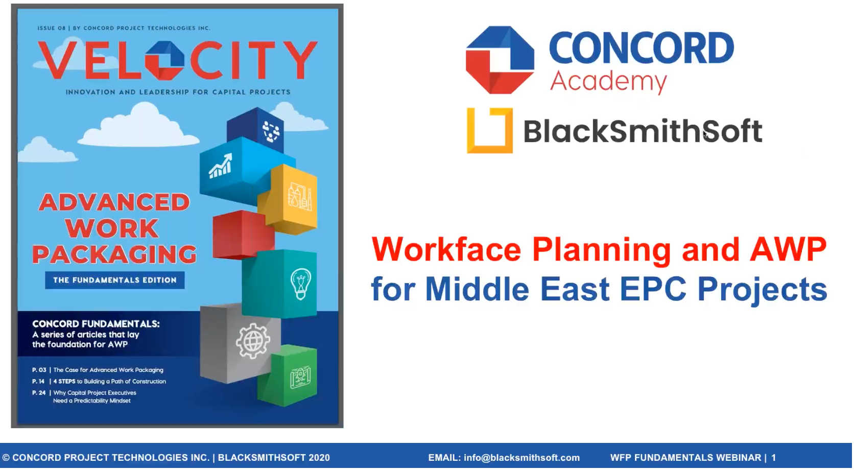 WATCH: Workface Planning and AWP for Middle East EPC Projects Webinar